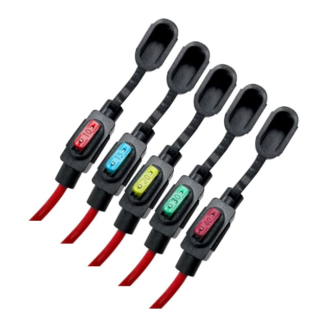 10/12/14/16/18AWG Inline Fuse Holder Waterproof with ATO/ATC Blade Fuse 5A 10A 15A 20A 30A 40A Standard Size Fuse Holders