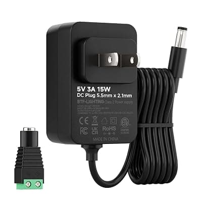 BTF-LIGHTING 5V 3A 15W power supply